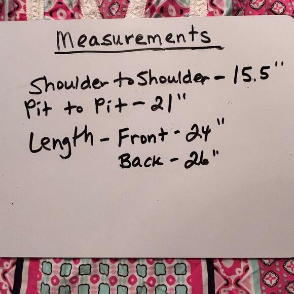 Crown & Ivy Pink Top 3/4 Sleeve Women's Size L V Neck Peekaboo Back Peasant Boho - Picture 7 of 8